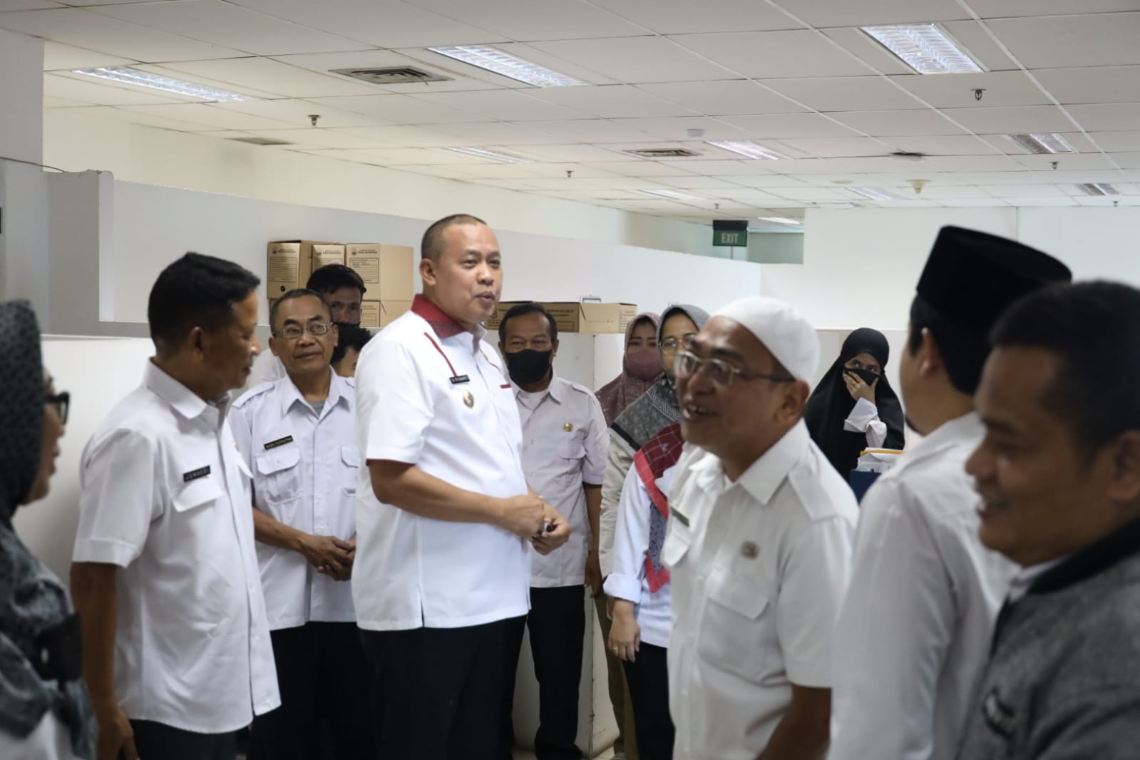 Hari Pertama Masuk Kerja, Plt. Wali Kota Silaturahmi ke Perangkat Daerah di Lingkup Pemerintah Kota Bekasi