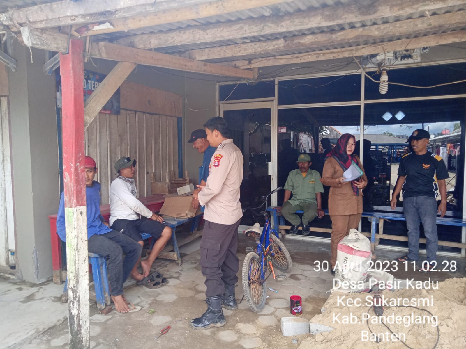 Polsek Patia Gelar Sambang Desa