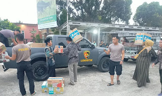 Polsek Jambar Monitoring Banjir Salurkan Bantuan Polres Karawang Di Pangasinan Kampek Karangligar