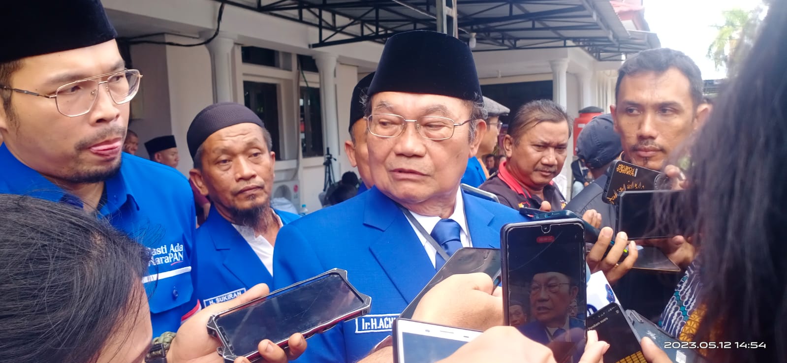 Ratusan Kader PAN Kawal DPW Mendaftarkan Bacaleg PAN ke KPU daerah Kalteng