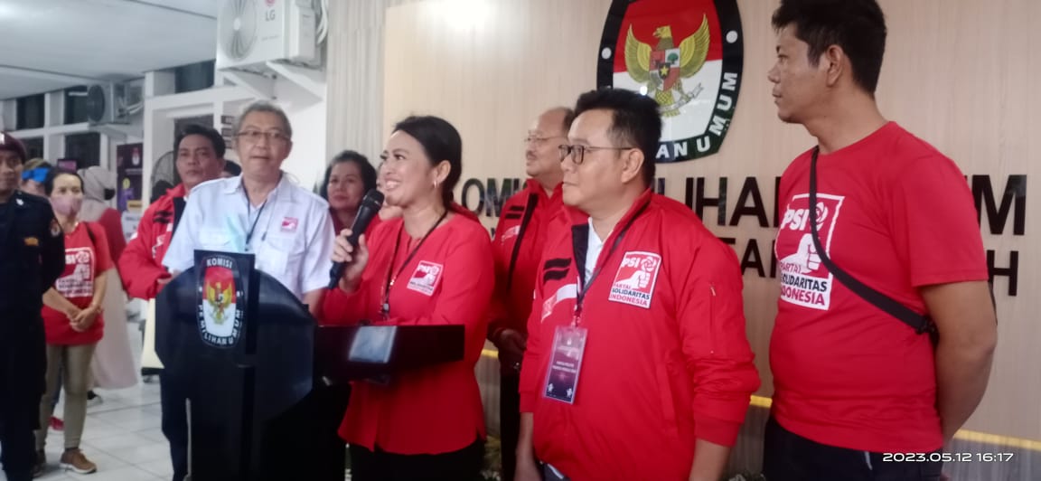DPW PSI Kalteng Resmi mendaftarkan 45 Bacalegnya ke KPU Provinsi Kalteng