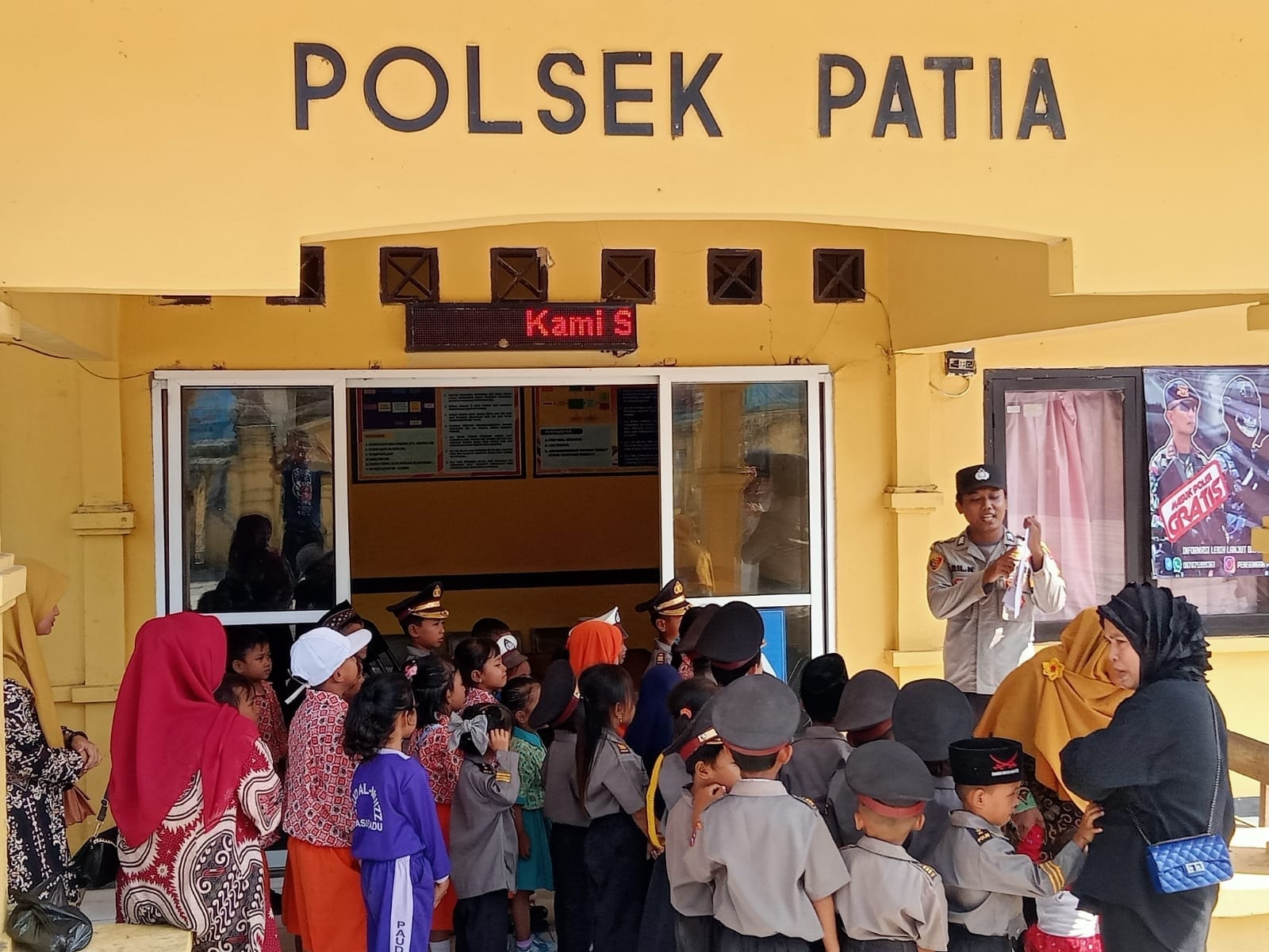 Terima Kunjungan Polisi Cilik, Polsek Patia Beri Edukasi Sejak Dini