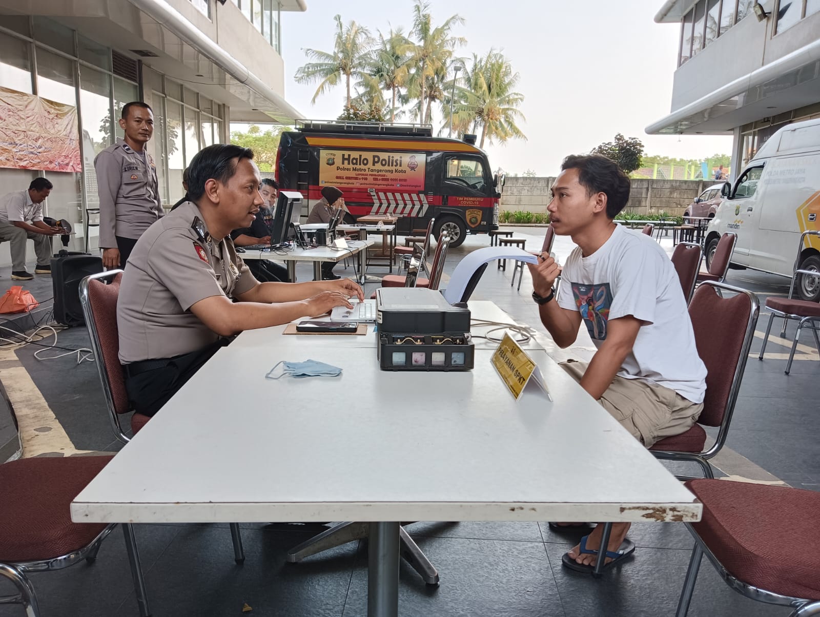 Layanan ‘Halo Polisi’ Polres Metro Tangerang Kota di gelar di Neglasari dan Cibodas