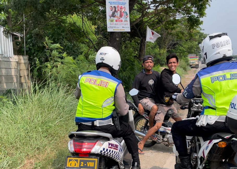 Potret Patroli Humanis ala Satlantas Polres Karawang