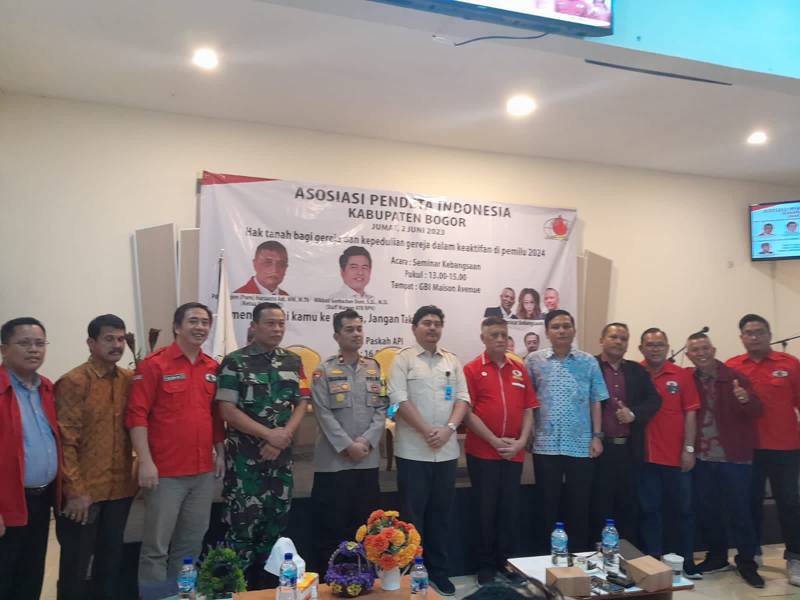 DPC API Kab.Bogor Menyelenggarakan Seminar Kebangsaan Dan KKR Paskah