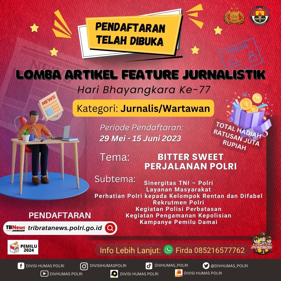 Halo Sobat Polri !!! Ayo Ikuti Lomba Konten Kreatif “Bitter-Sweet Perjalanan Polri