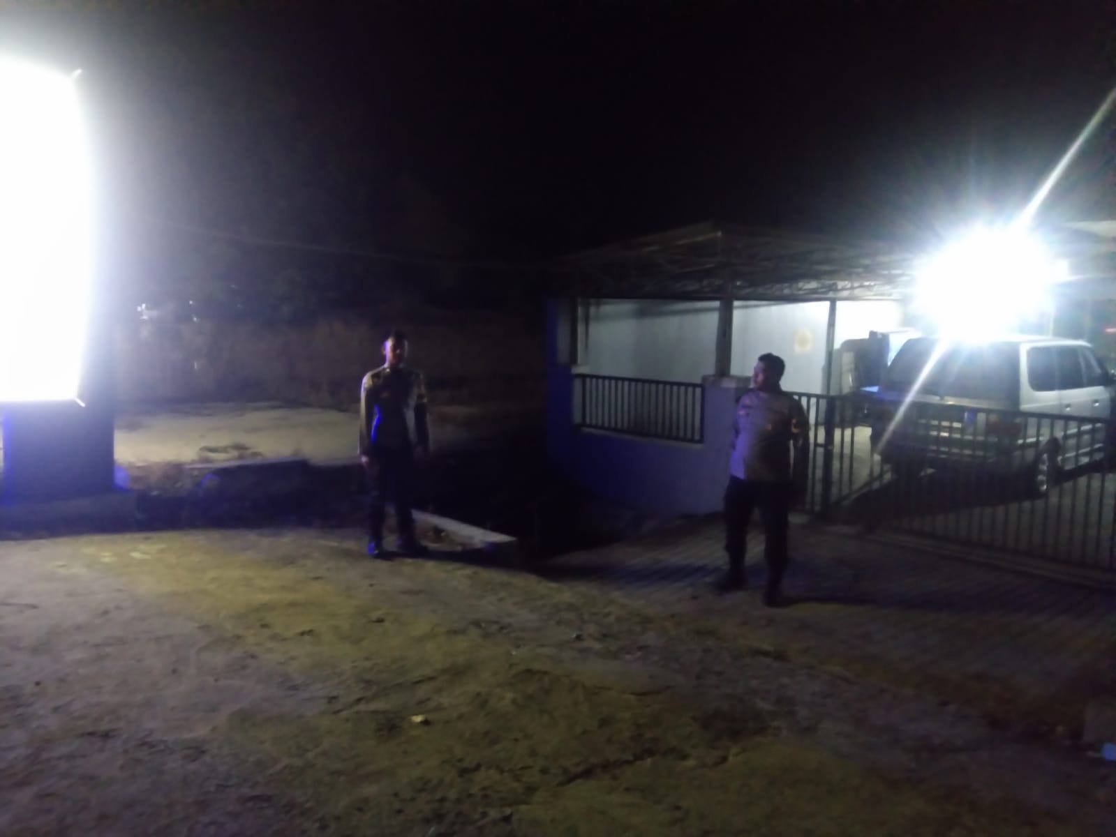 Cegah Tindak Kriminal Pada Malam Hari Polsek Pontang Polres Serang lakukan Patroli