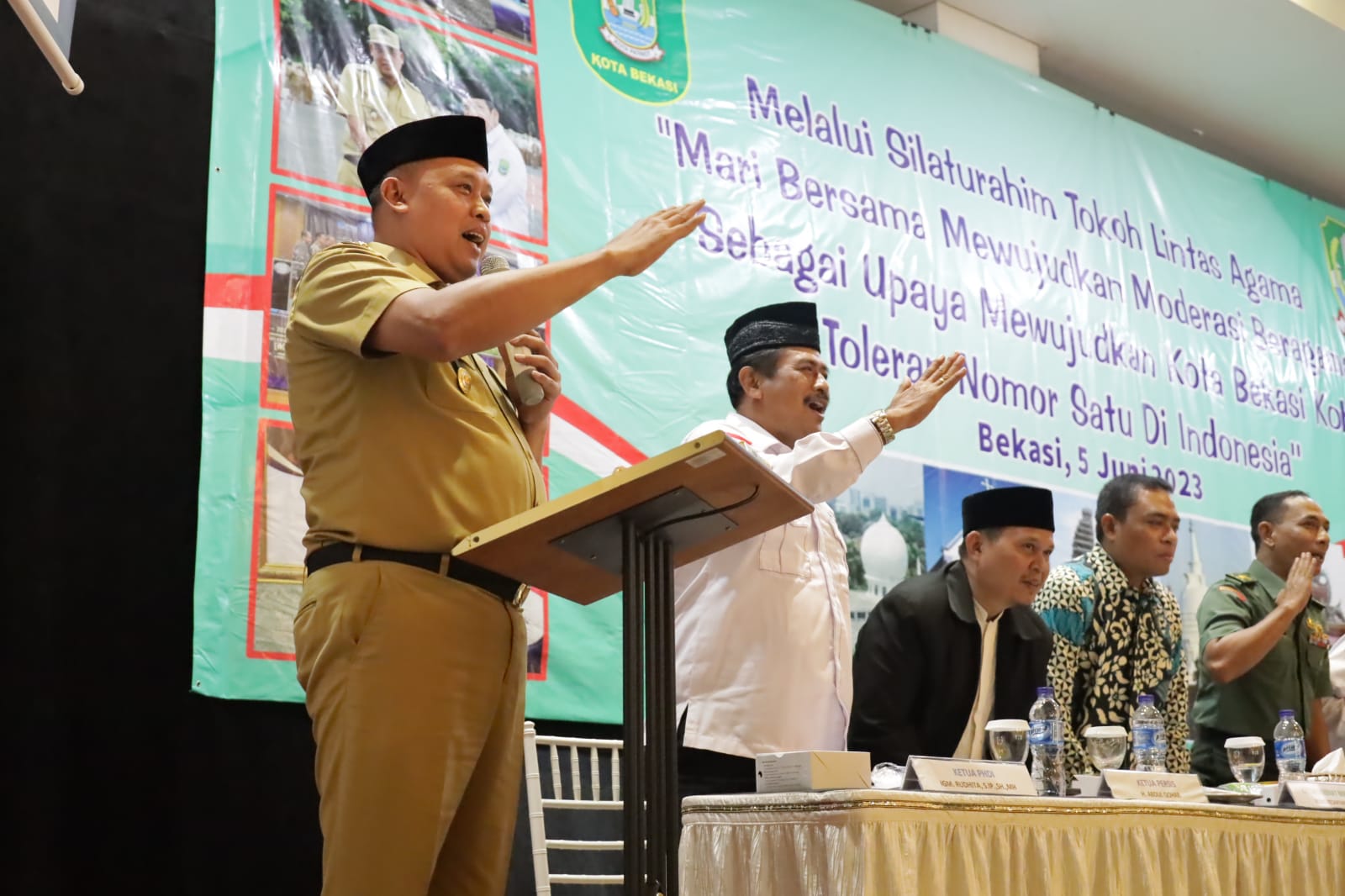 Harapan PLT walikota Bekasi Tahun depan Kota Bekasi jadi “Kota Toleran” Nomor 1 se Indonesia