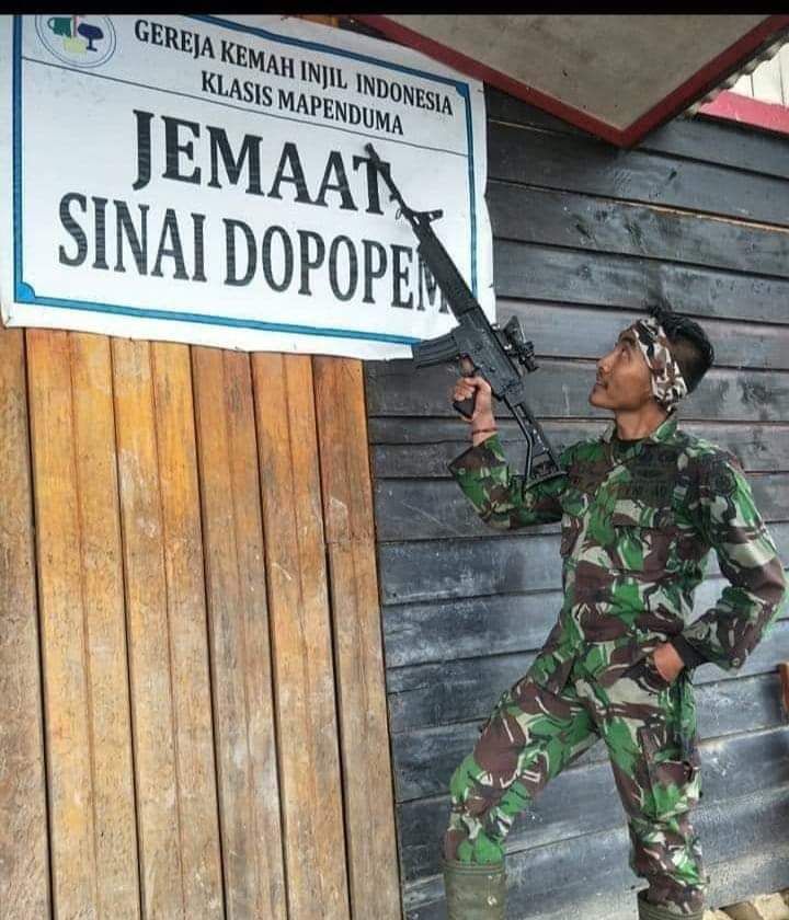 PGLII: “TNI/POLRI DI PAPUA HORMATI RUMAH IBADAH DI NDUGA”