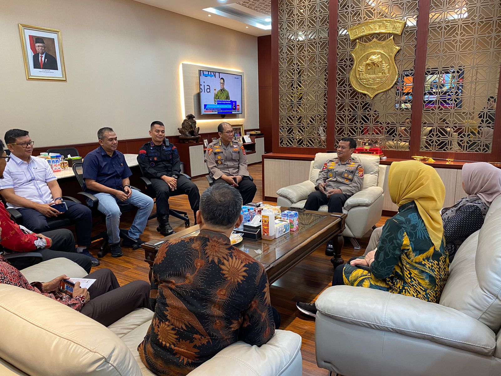 Perkuat Sinergi dan Kerja Sama, Polda Banten Terima Kunjungan Rektor UNILA