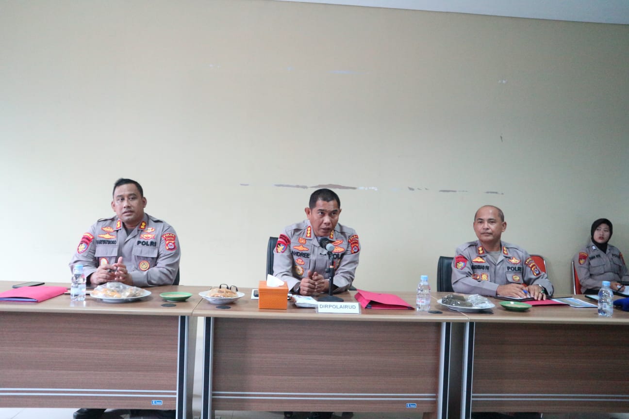 Ditpolairud Polda Banten Laksanakan Rapat Anev Pembinaan Manajemen Operasional dan Pelatihan