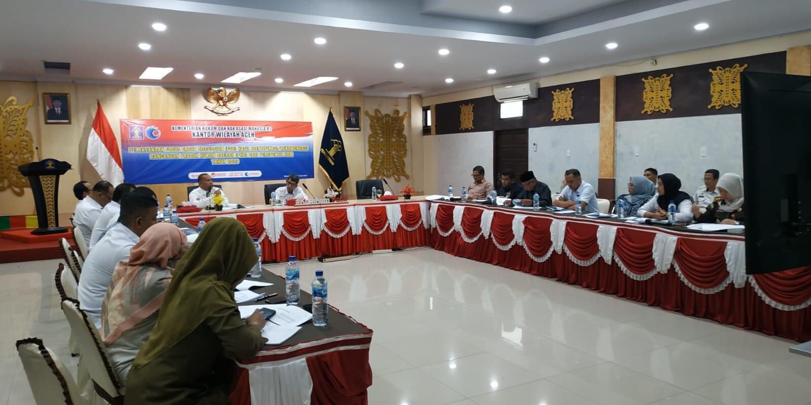 Kemenkumham Aceh Tinjau Rancangan Produk Hukum Daerah Dari Perspektif HAM