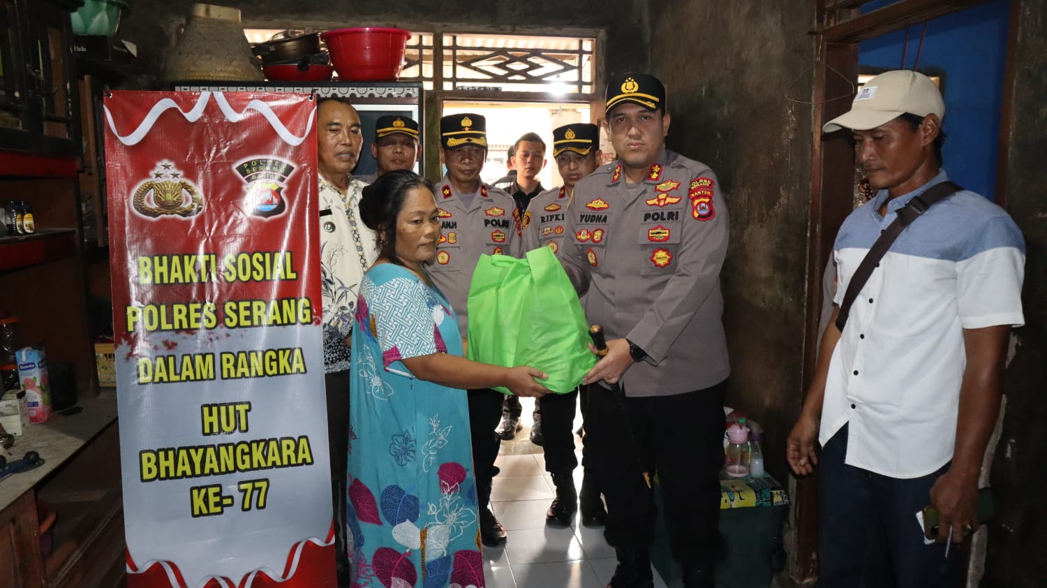 Jelang HUT Bhayangkara Ke-77, Polres Serang Gencar Adakan Bhakti Sosial Untuk Masyarakat