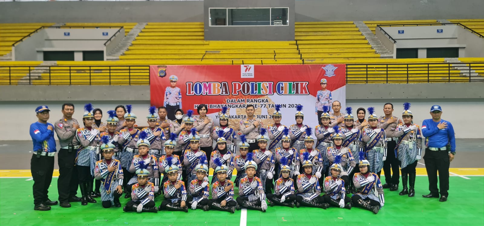 Lomba Polisi Cilik, Sebagai Upaya  Pendidikan Lalu Lintas Di Usia Dini.