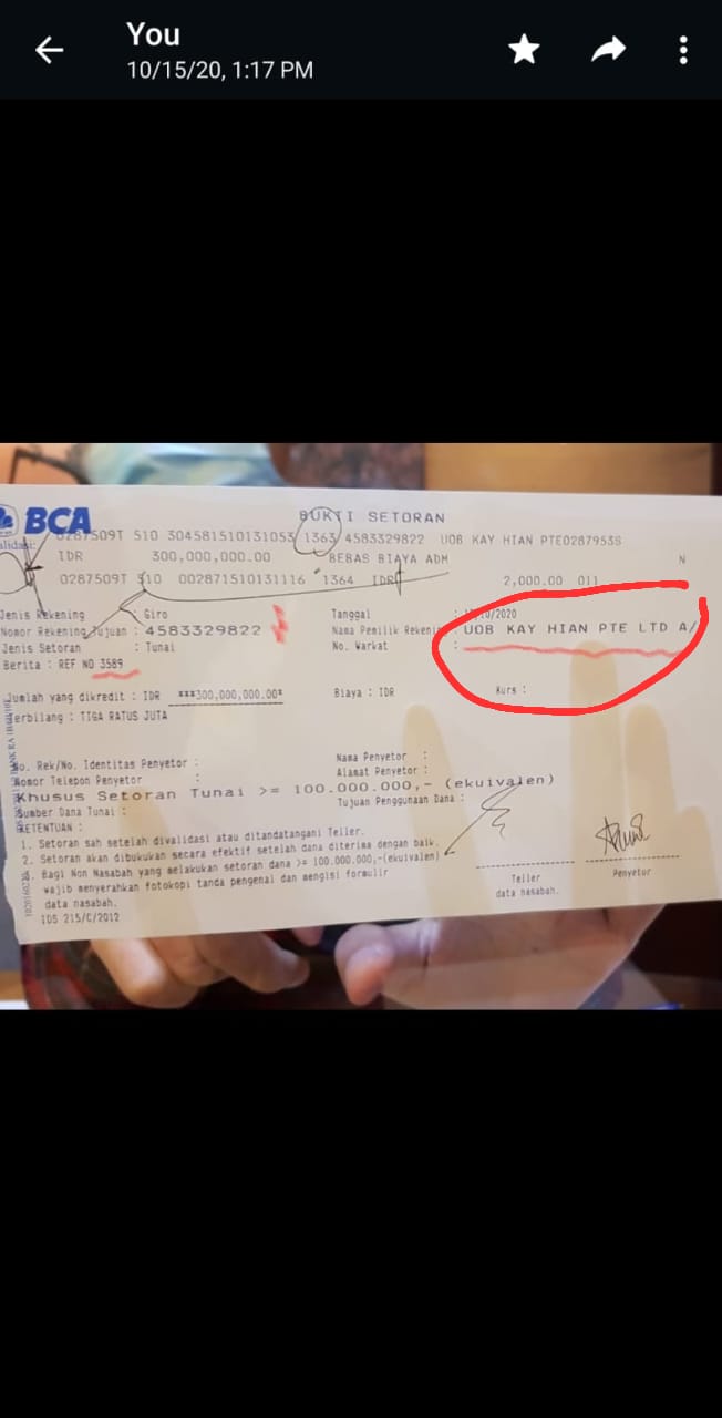 KORBAN UOB KAY HIAN DESAK OJK BENAHI INDUSTRI KEUANGAN YANG AMBURADUL
