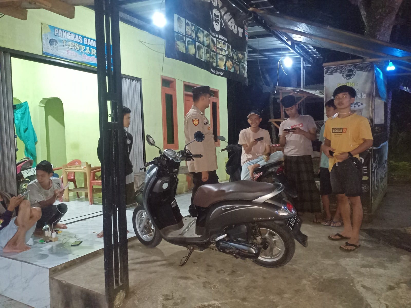 Antisipasi Balap Liar, Polsek Menes Sisir Jalanan