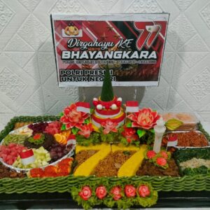 Bhayangkari Polsek Balaraja Juara Satu Lomba Tumpeng di Hari Ulang Tahun (Hut) Bhayangkara Ke-77