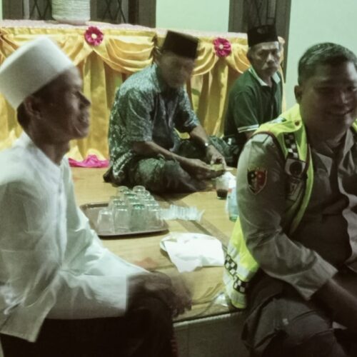 Cegah Gangguan Kamtibmas di Malam hari polsek Saketi Laksanakan Patroli Malam