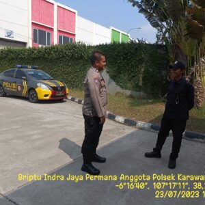 Patroli Samapta Sasar Perumahan di Karawang Antisipasi Gukamtibmas