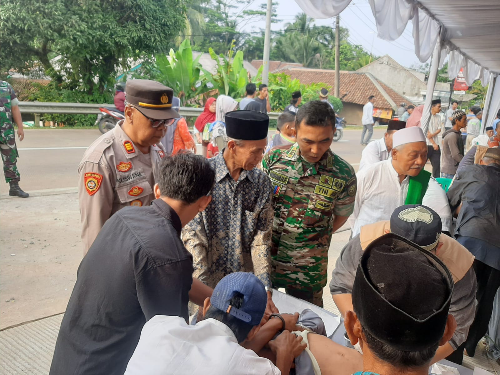Kapolsek Bojong Laksanakan Monitoring Giat Sunatan Masal