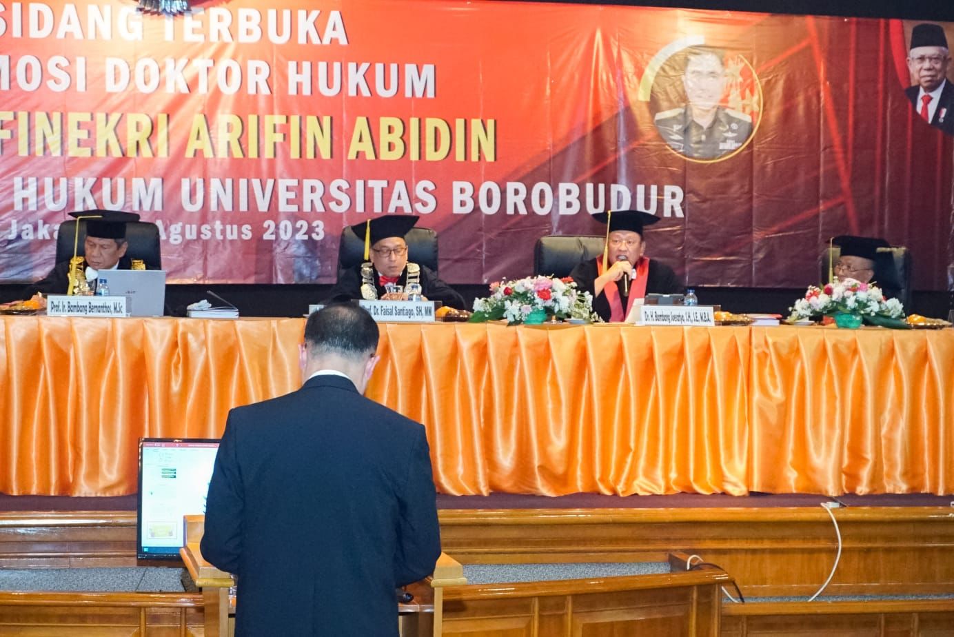 Uji Sidang Terbuka Bintang Dua TNI AD Promosi Doktor Hukum Universitas Borobudur, Ketua MPR RI Bamsoet Dukung Perlunya Peraturan Tentang Pengobatan Yang Belum Berbasis Bukti