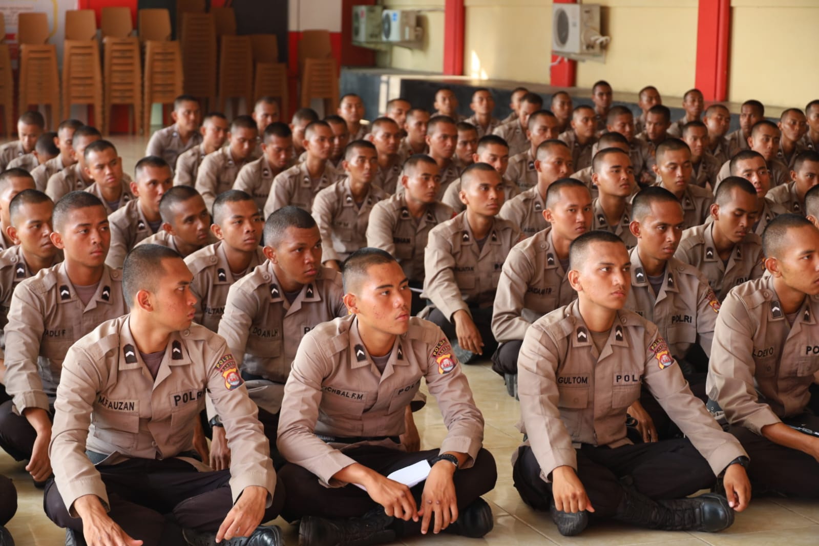 Dansat Brimob Polda Banten Berikan Arahan Perihal Tugas Pokok Kepolisian Kepada Bintara dan Tamtama