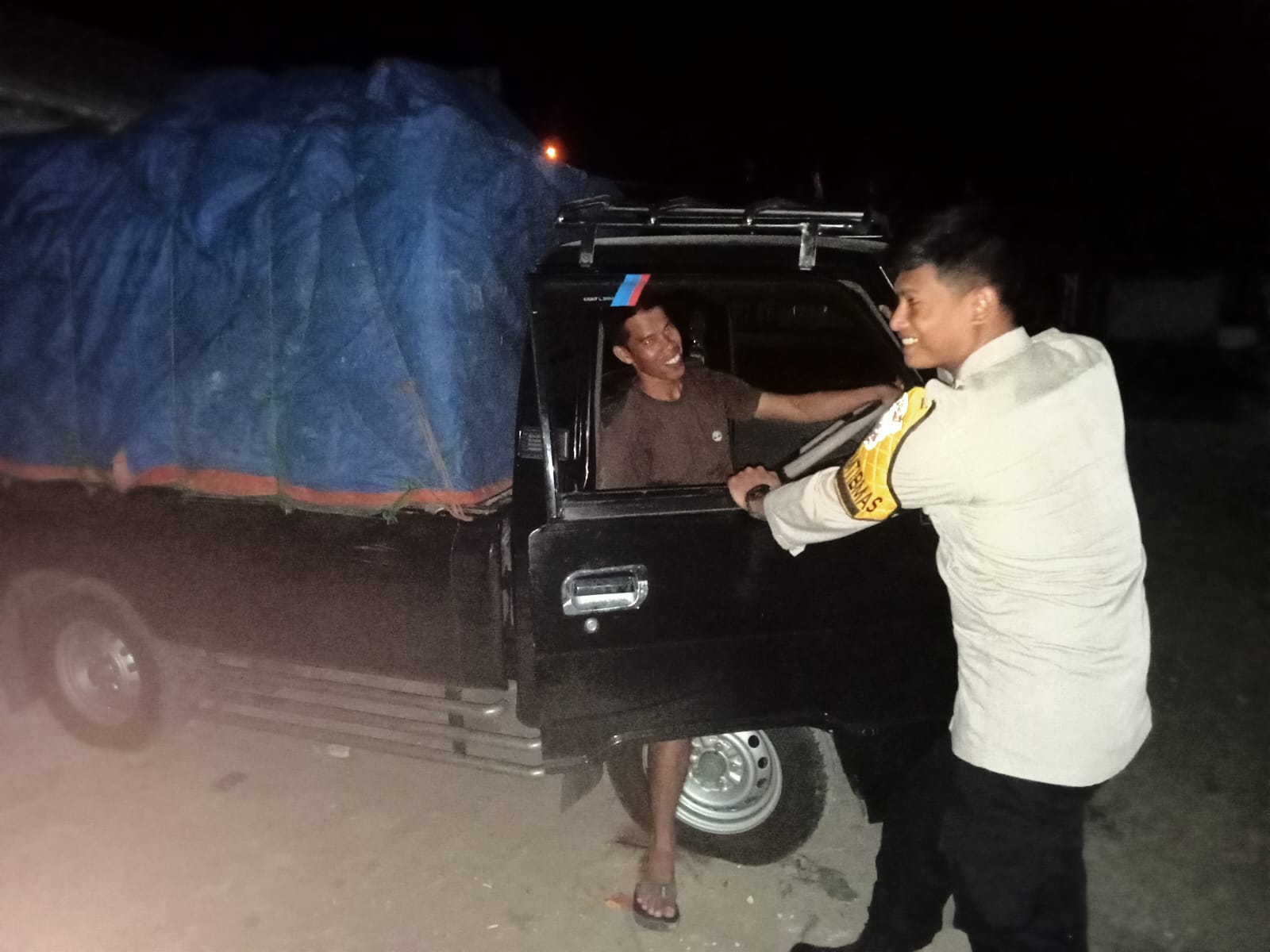 Polsek Pagelaran Himbau Supir Angkutan Barang