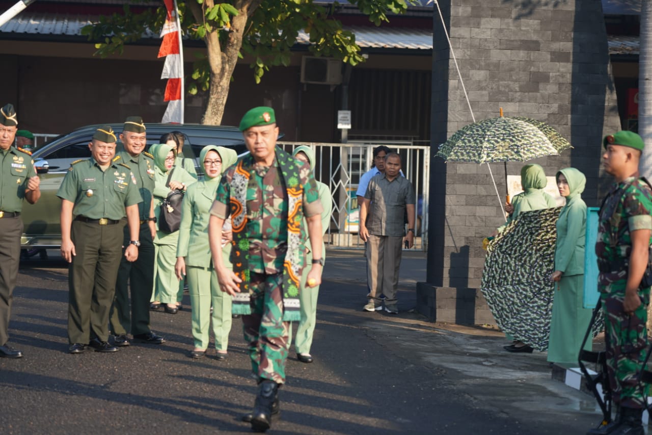 Danrem 072/Pamungkas Kunjungi Kodim 0729/Bantul.