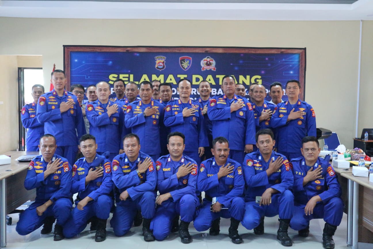 Ditpolairud Polda Banten Terima Supervisi Korpolairud Baharkam Polri