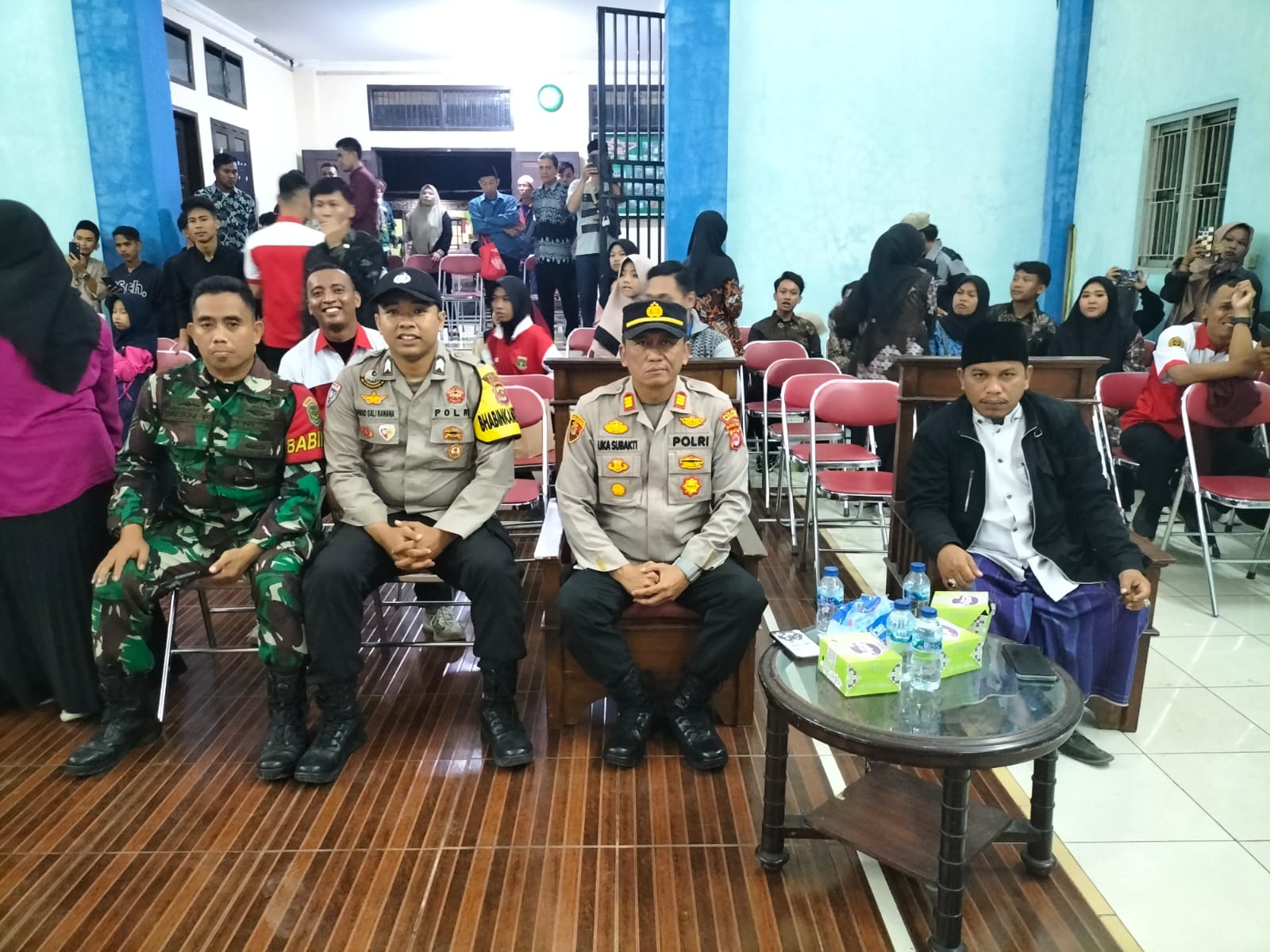 Kapolsek Petir Polres Serang Hadiri Upacara Pengukuhan Pasukan Pengibar Bendera (Paskibra) Tingkat Kecamatan Petir Tahun 2023