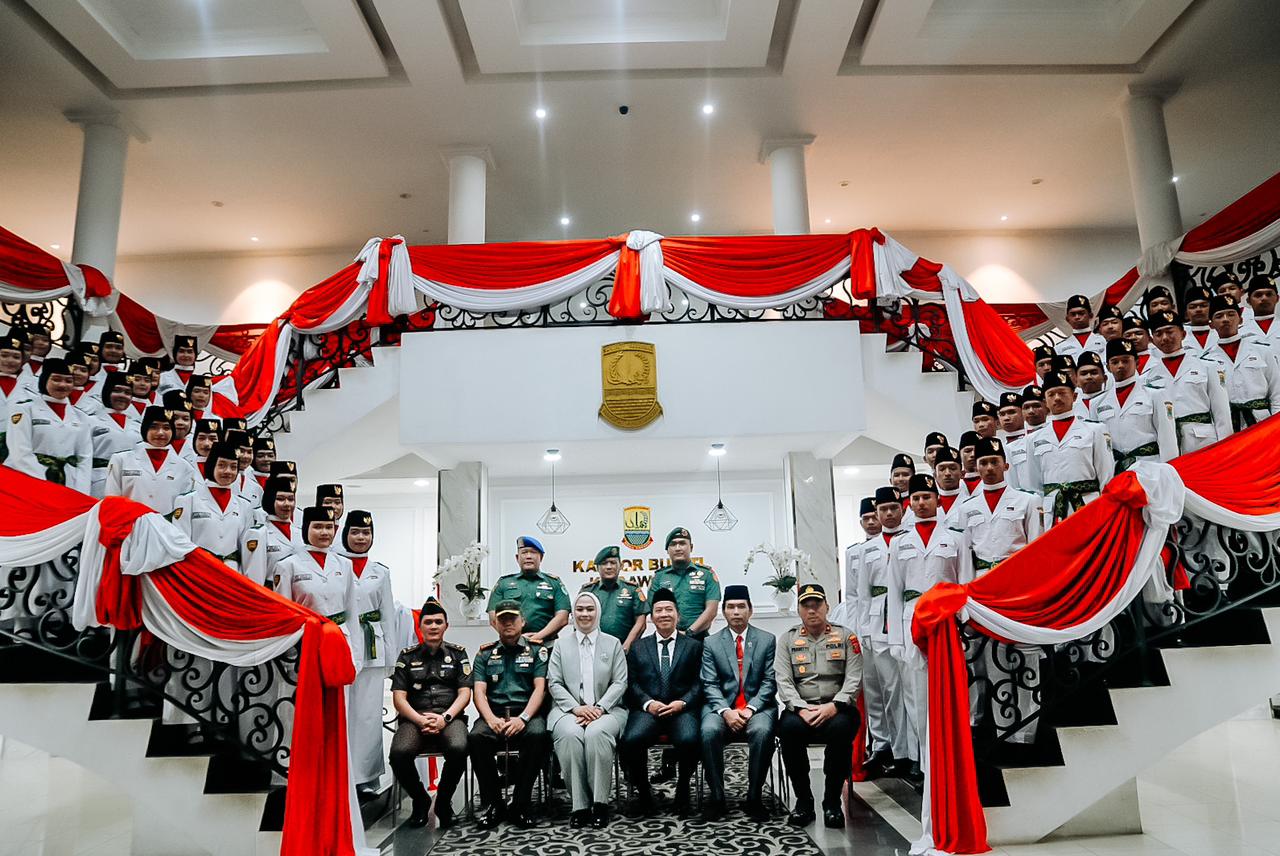 Pengukuhan Paskibraka Kab. Karawang Tahun 2023