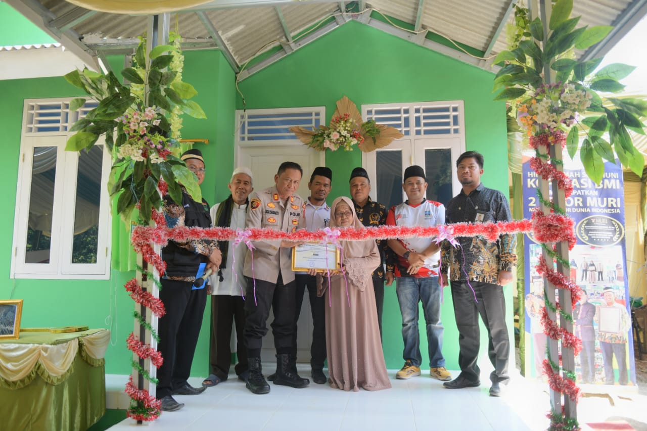 Kapolsek Petir Polres Serang Menghadiri Peresmian Hibah Rumah Siap Huni ( HRSH ) yang ke – 420 di Kp. Gerendong 