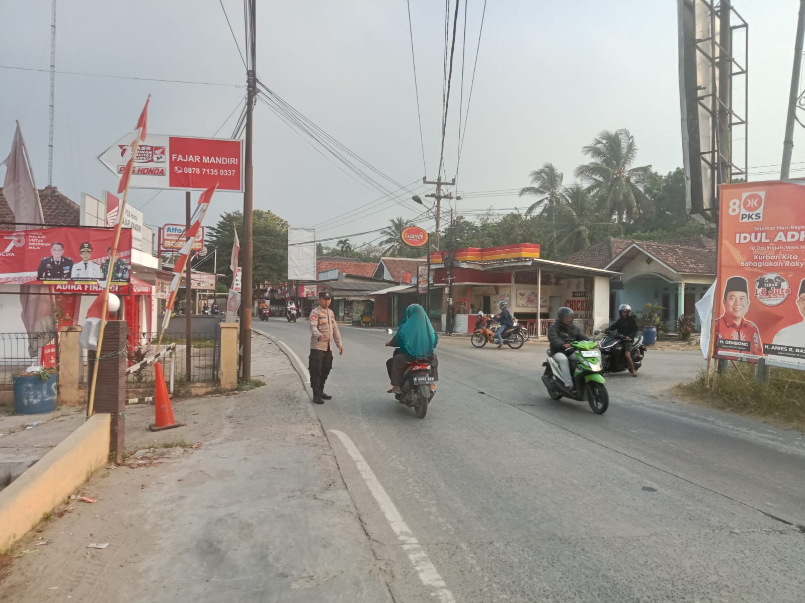Untuk Menciptakan Rasa Nyaman Bagi Pengendara dan Wujud Nyata Kehadiran Polsek Petir Polres Serang