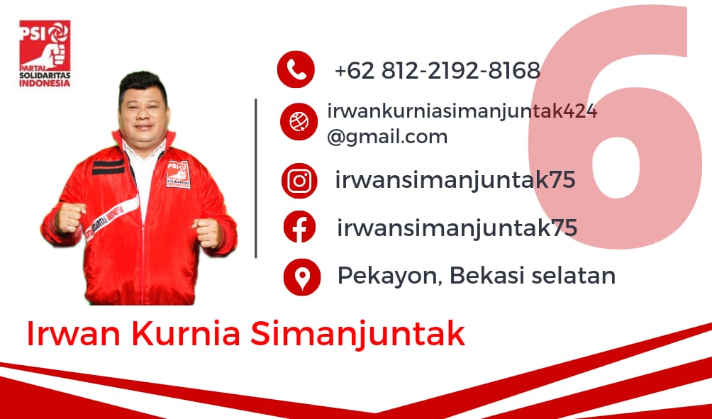 Bacaleg PSI Dapil Kota Bekasi 1 Irwan Kurnia Simanjuntak : “Saya Akan Memperjuangkan Kepentingan UMKM kota Bekasi “