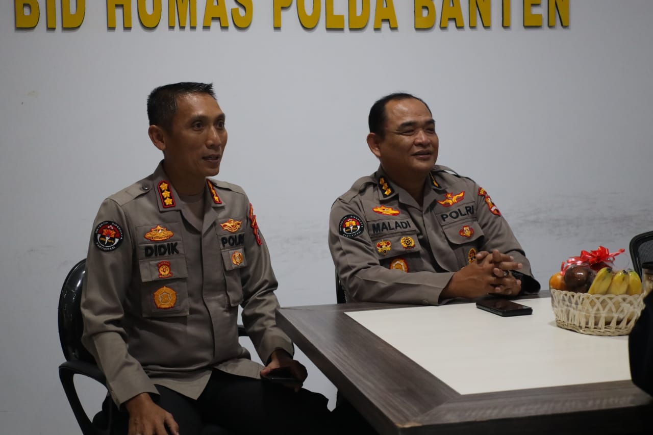 Bidhumas Polda Banten Terima Kunjungan Tim Supervisi Kehumasan Divhumas Mabes Polri