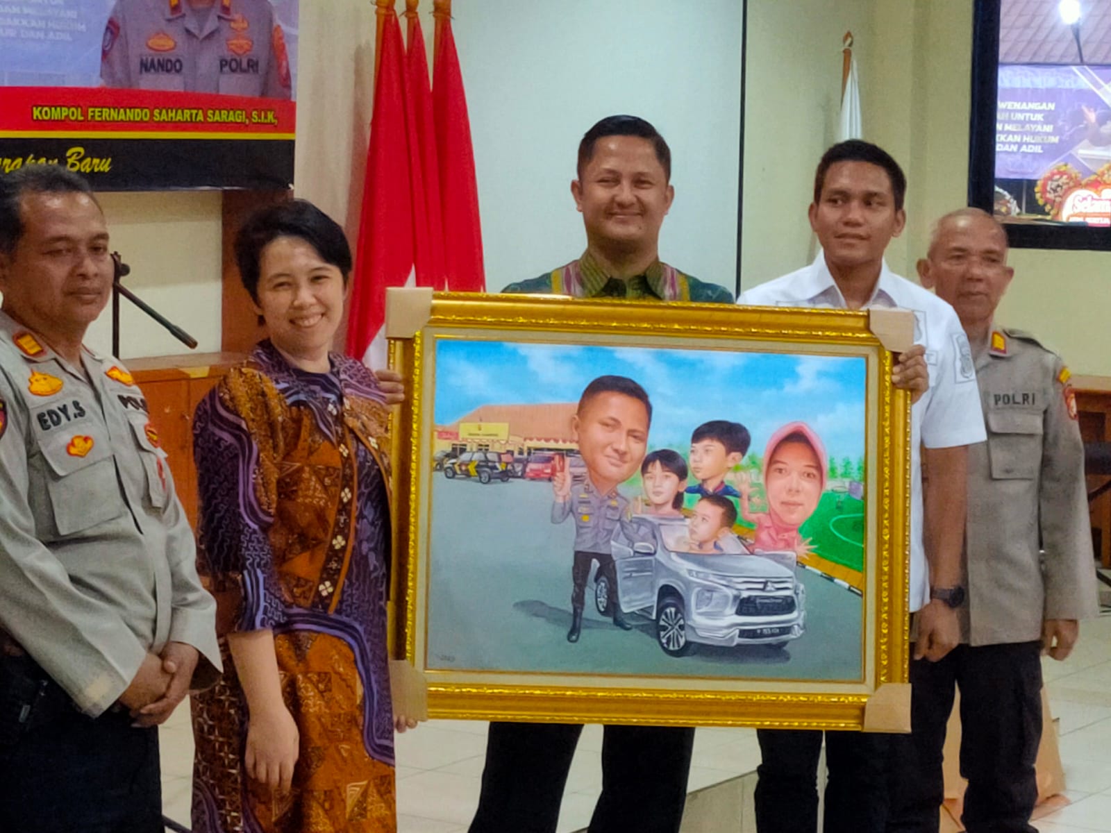 Acara Pisah Sambut Kapolsek Cilincing Polres Metro Jakarta Utara, Kompol Haris : Buat Cilincing Lebih Baik Lagi Kedepannya
