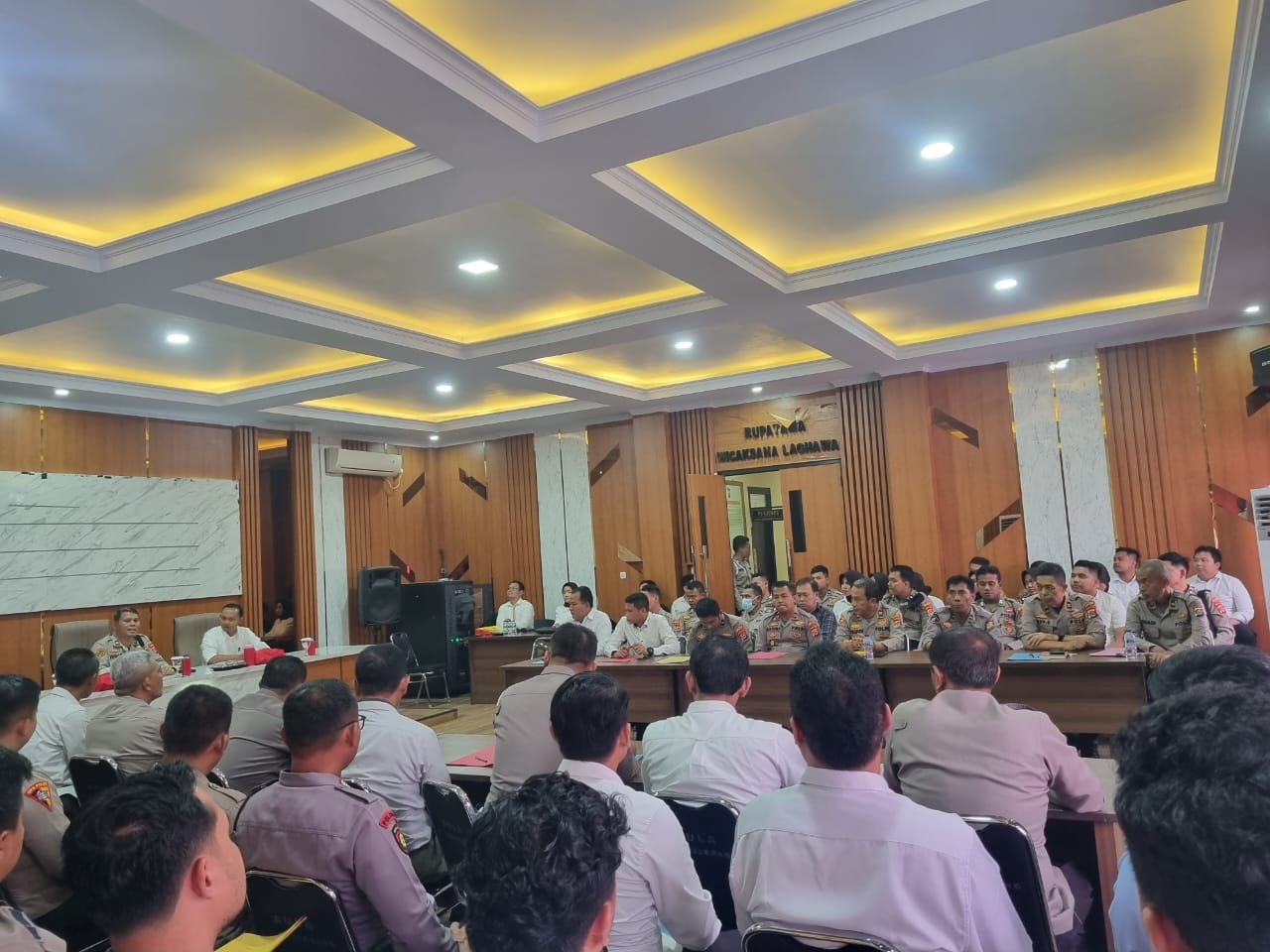 Kurang Lebih 85 Personel Polres Serang Mengikuti Litpers Kenaikan Pangkat Periode 01 Januari 2024