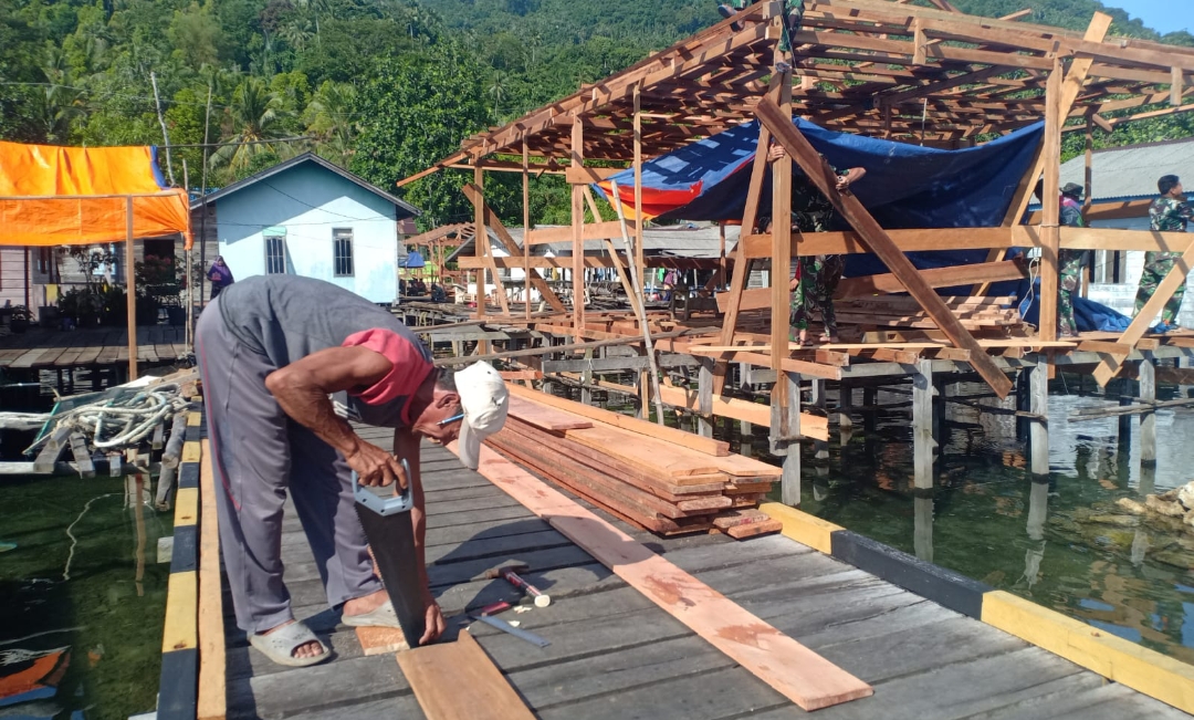 Ciptakan Soliditas, ASEX 01-Natuna Gelar Aktifitas Kemanusiaan Peduli Sesama