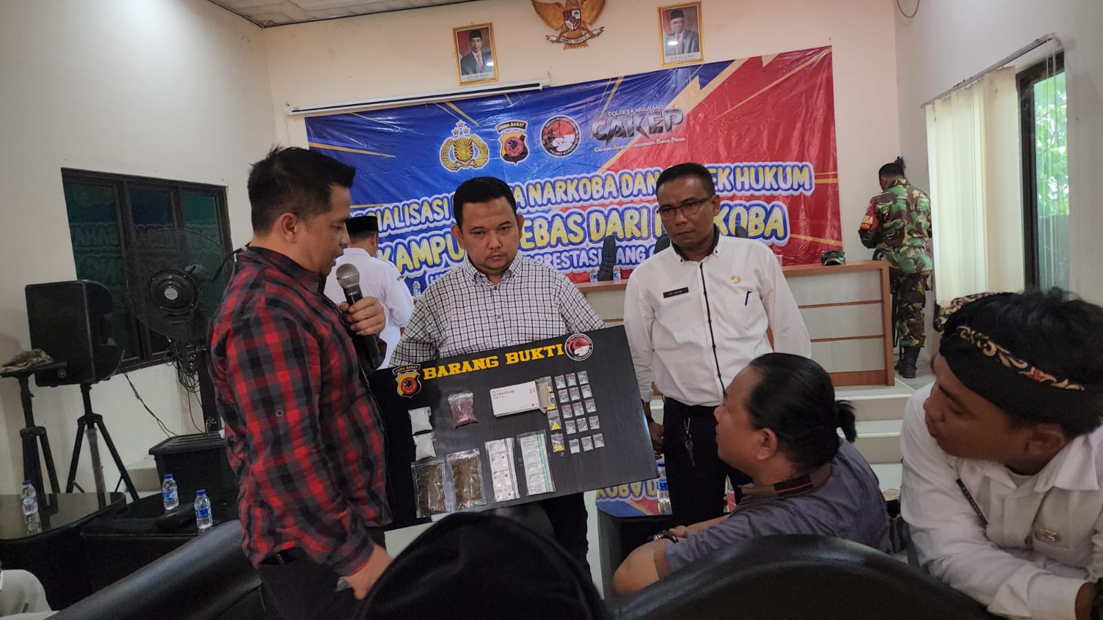 Wujudkan Wilayah Bebas Narkotika, Polres Karawang Kembali Bentuk Kampung Bebas Narkoba