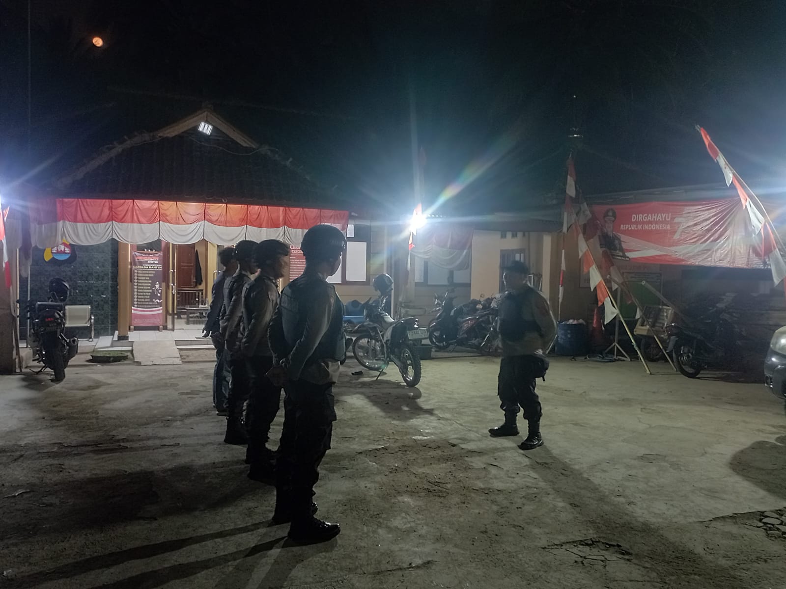 Pawas Polsek Petir Polres Serang Gelar Sispam Mako