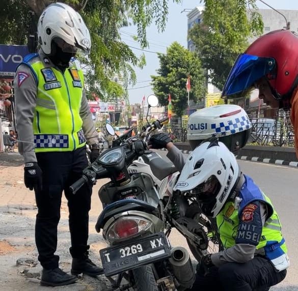 Pra Ops Zebra 2023 Diwarnai Teguran Humanis dari Satlantas Polres Karawang