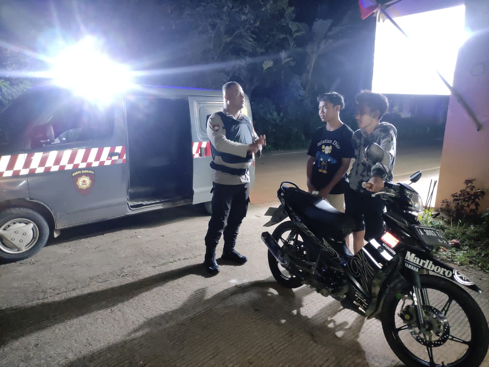 KRYD Polsek Petir Polres Serang Patroli Dialogis