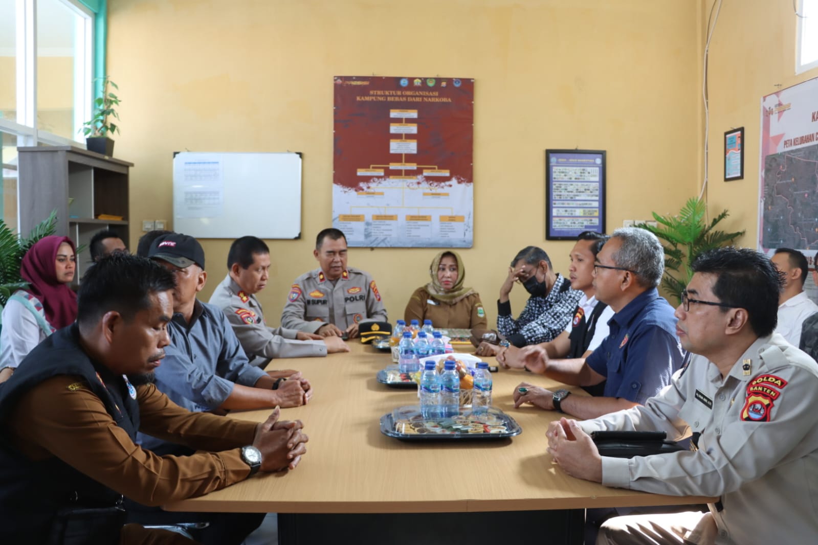 Polda Banten Laksanakan Kegiatan Penilaian Kampung Bebas Narkoba