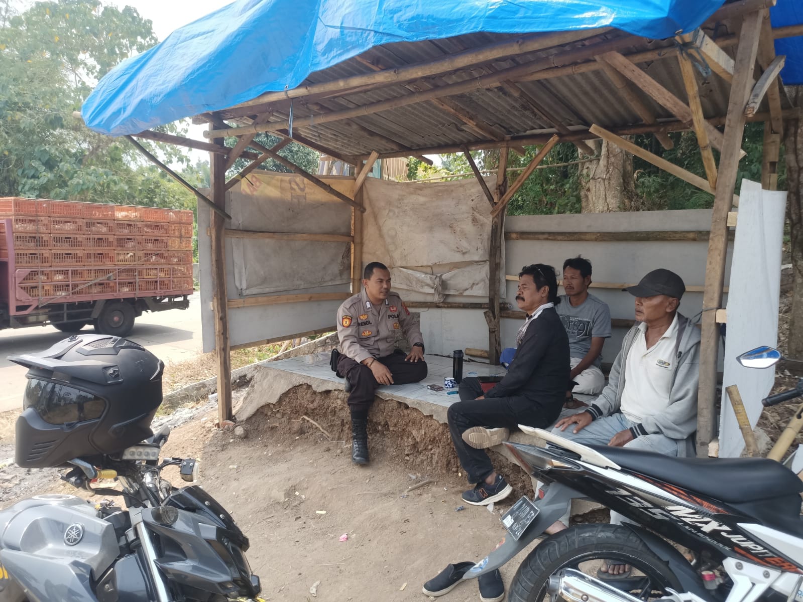 Patroli Dialogis KRYD Unit Samapta Polsek Petir Polres Serang