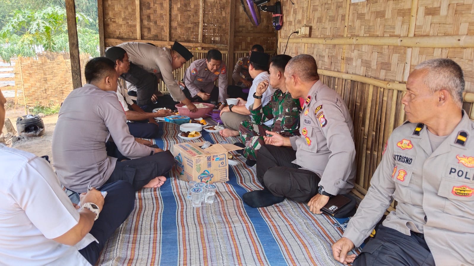 Kapolsek Petir Mendampingi Tim Penilai Lomba Inovasi Bhabinkamtibmas Dari Ditbinmas Polda Banten