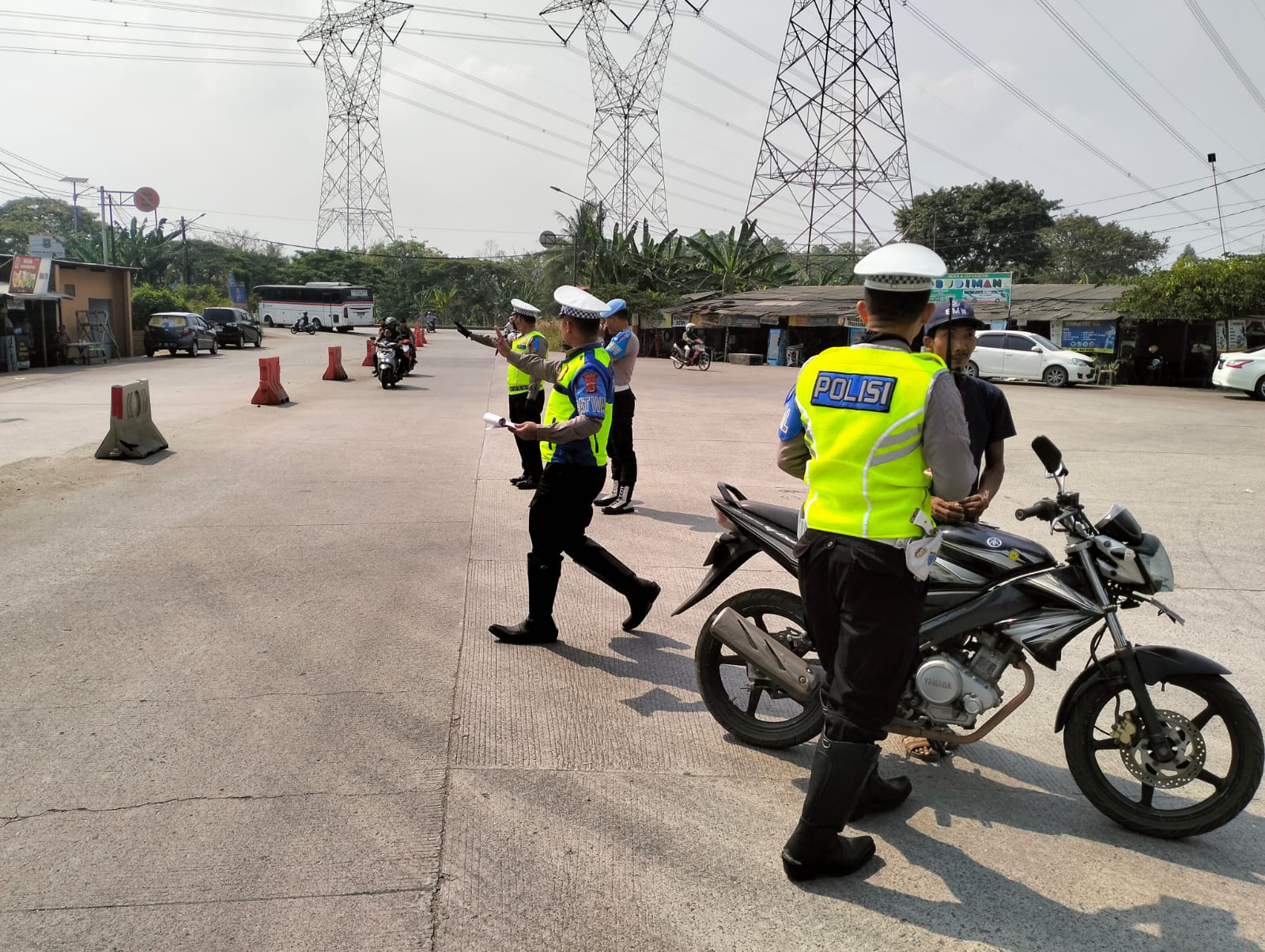 Siap-Siap Hari Ke Tiga Operasi Zebra Maung 2023 Di Wilkum Kota Cilegon