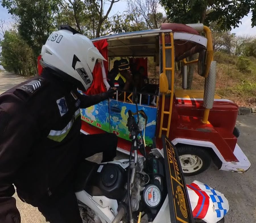 Satlantas Polres Karawang Larang Odong-odong Ada di Jalan Raya