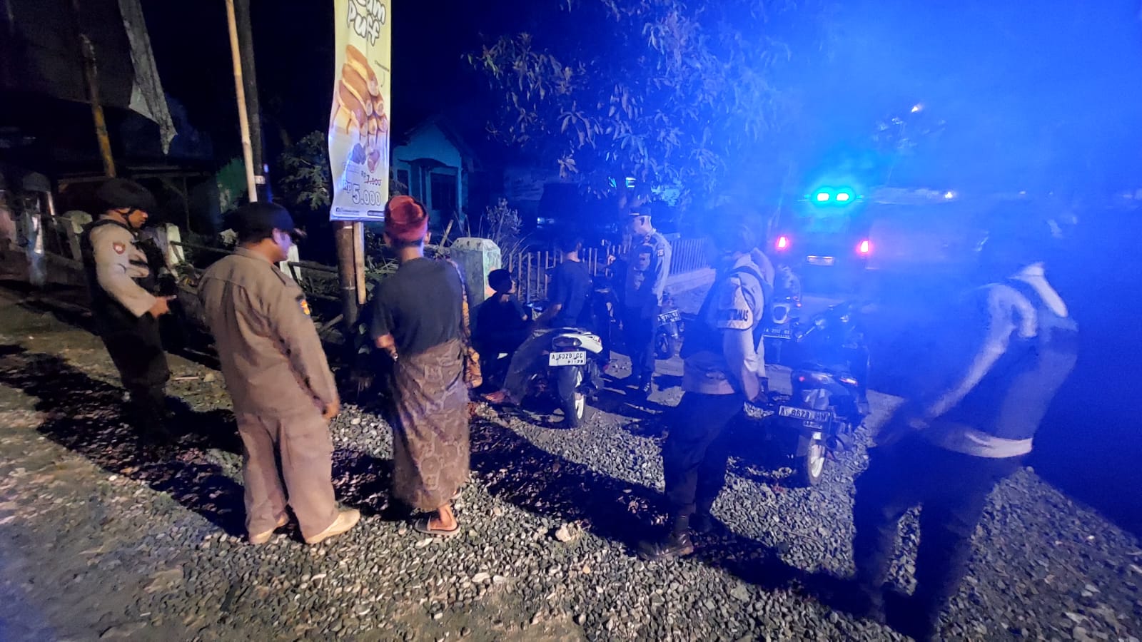 Giat Imbangan Ops Pekat Maung 2023 Dengan Patroli KRYD Polsek Petir Skala Besar Tiga Pilar