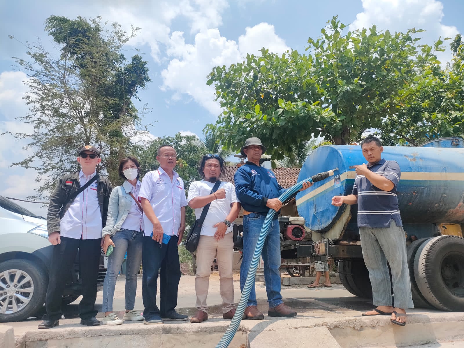 DPW IWO-Indonesia DIY Droping Air Bersih Ke Nglipar Gunungkidul