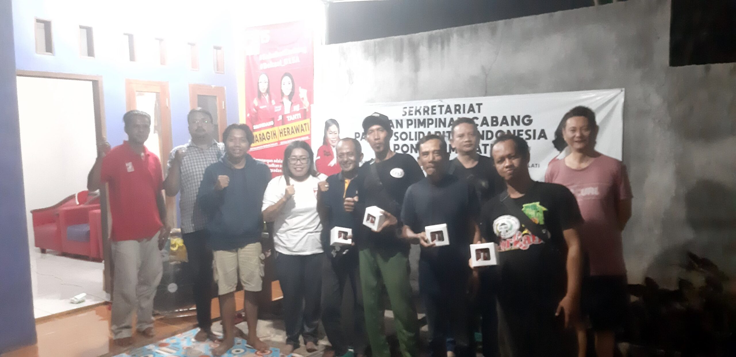 kader – Kader Forkabi Pondok Melati Datangi Sekretariat DPC PSI Pondok Melati Diskusi Kebangsaan “Jaga Kampung Kite”